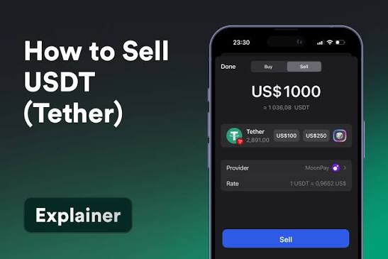 How to Sell USDT